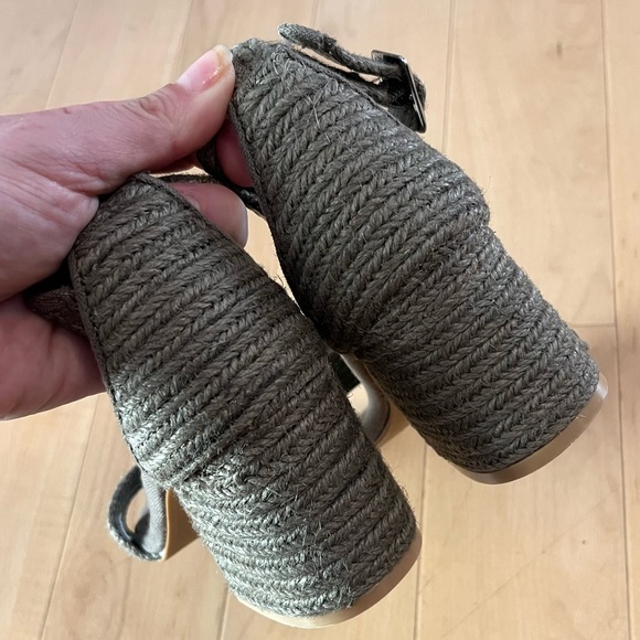 Green Jute sandals Pull & Bear size 36 - Picture 6 of 7